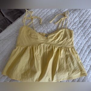 Reformation Yellow Top